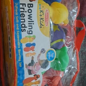 Melissa & Doug Bright Multicolor Soft Bowling Friends Set